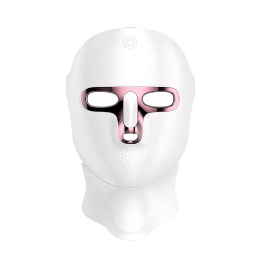 Wireless 7-Color LED Face & Neck Mask – Anti-Aging & Skin Repair