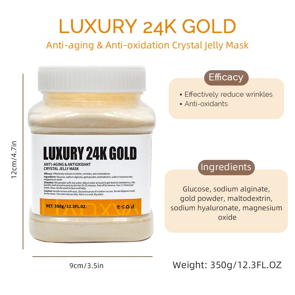Jelly Mask Powder – Rose & Lavender Collagen Crystal Mask (350g)