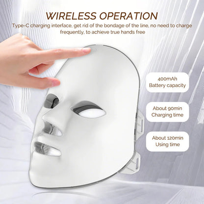 7-Color LED Facial Mask – Anti-Wrinkle & Skin Rejuvenation