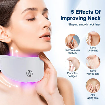 7-Color LED Neck Mask – Skin Tightening & Wrinkle Care