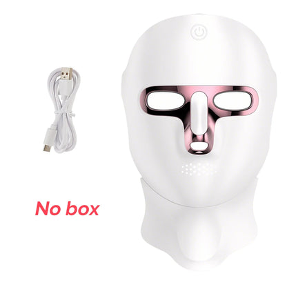Wireless 7-Color LED Face & Neck Mask – Anti-Aging & Skin Repair