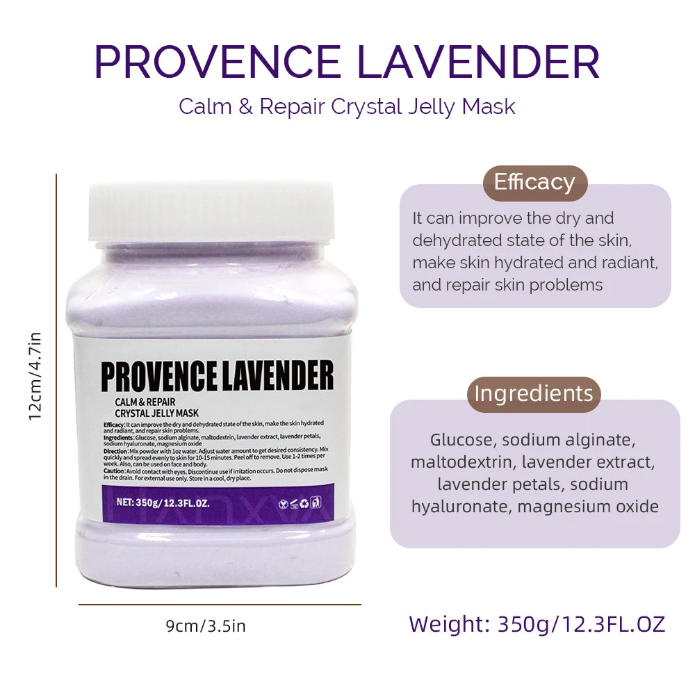 Jelly Mask Powder – Rose & Lavender Collagen Crystal Mask (350g)