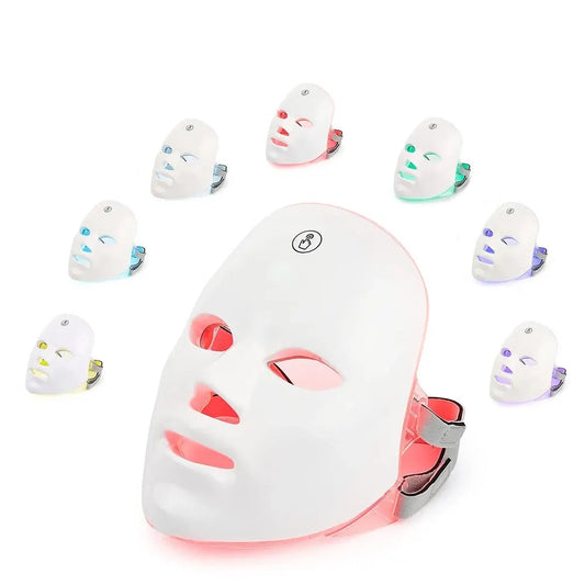 7-Color LED Facial Mask – Anti-Wrinkle & Skin Brightening Therapy