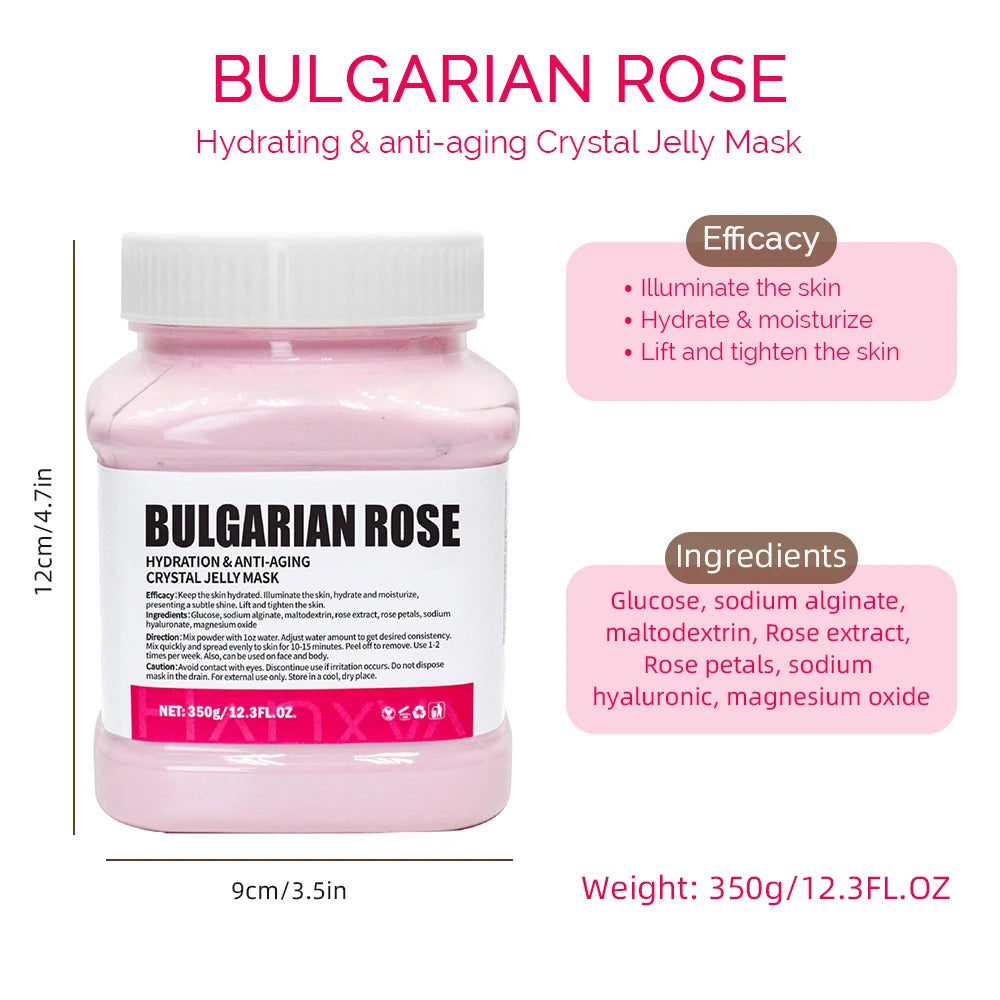 Jelly Mask Powder – Rose & Lavender Collagen Crystal Mask (350g)