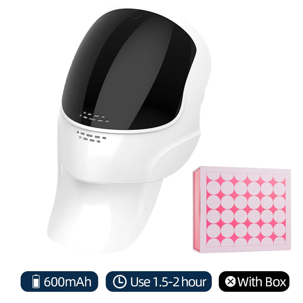 Wireless 7-Color LED Face & Neck Mask – Skin Tightening & Rejuvenation