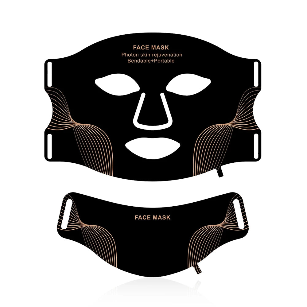 Silicone LED Face & Neck Mask – 7-Color Photon & Infrared Therapy
