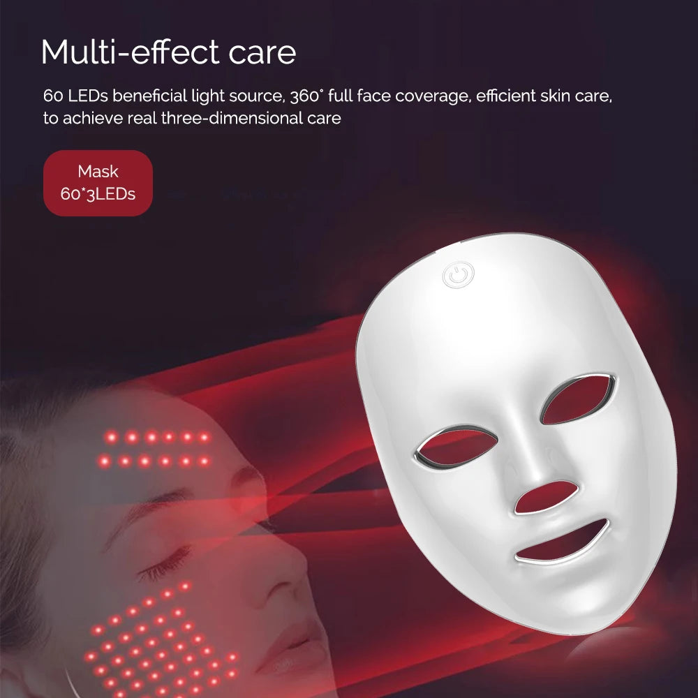 7-Color LED Facial Mask – Anti-Wrinkle & Skin Rejuvenation