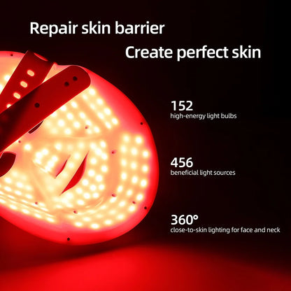 Wireless 7-Color LED Face & Neck Mask