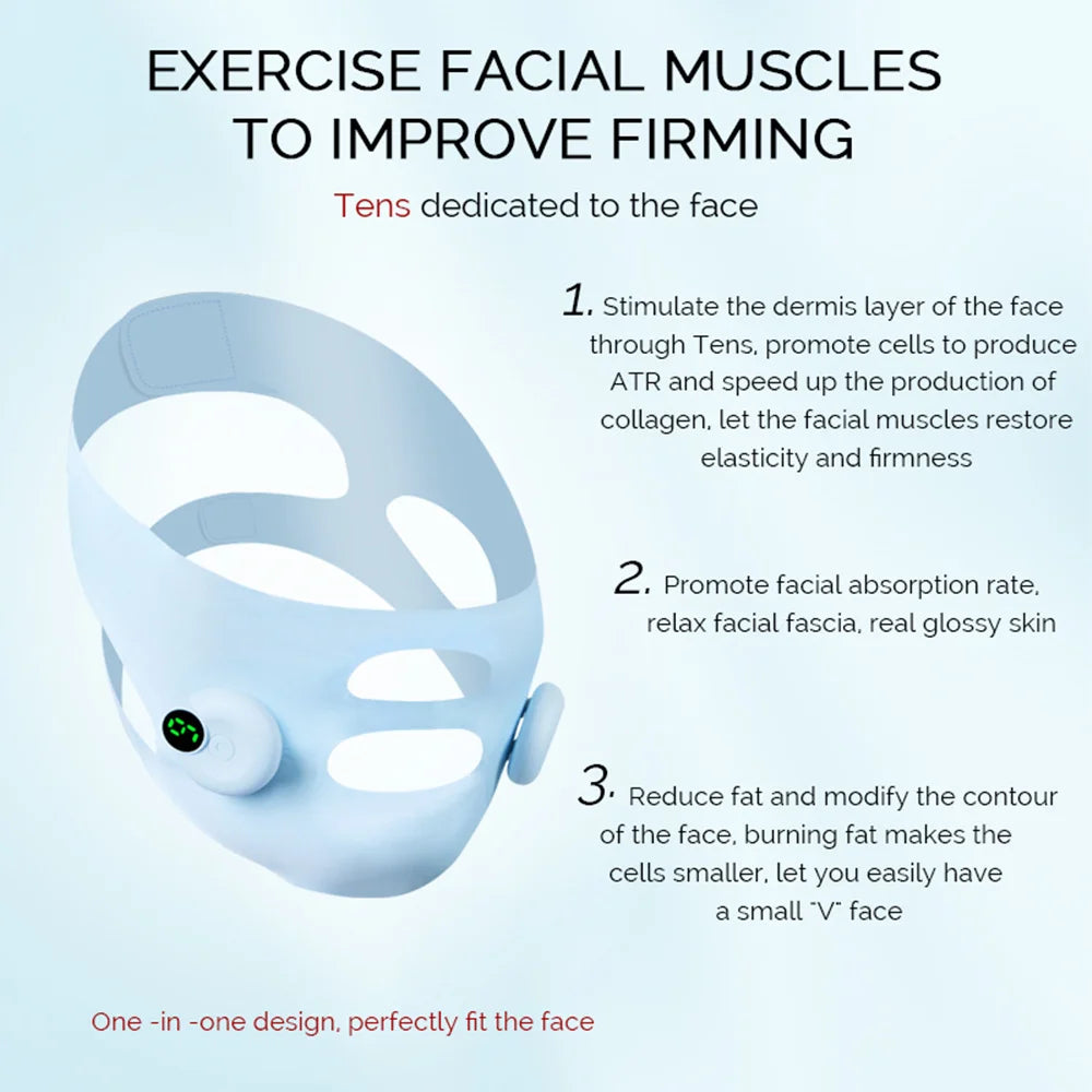 Electric V-Line Face Slimming Band – Chin & Cheek Lifting Strap